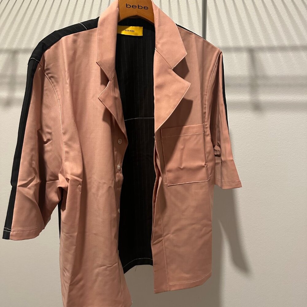 Pyer Moss Reversible Collar  Buttoned Shirt